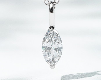 10K белое золото выращенный бриллиант подвеска 0.67ct AuDP1033061-1