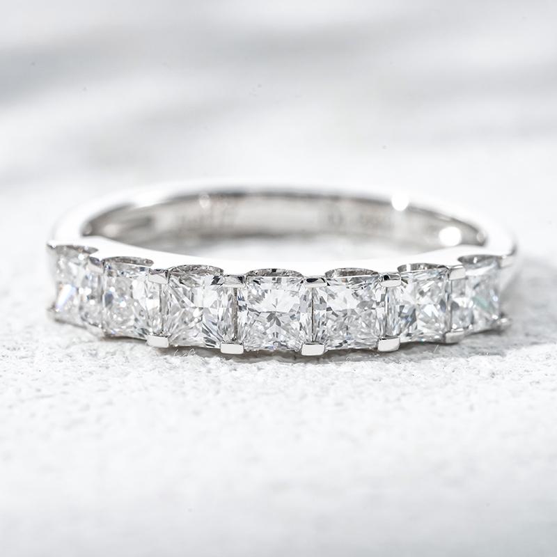 10K белое золото выращенный бриллиант кольцо 0.999ct AuDR0015776-1