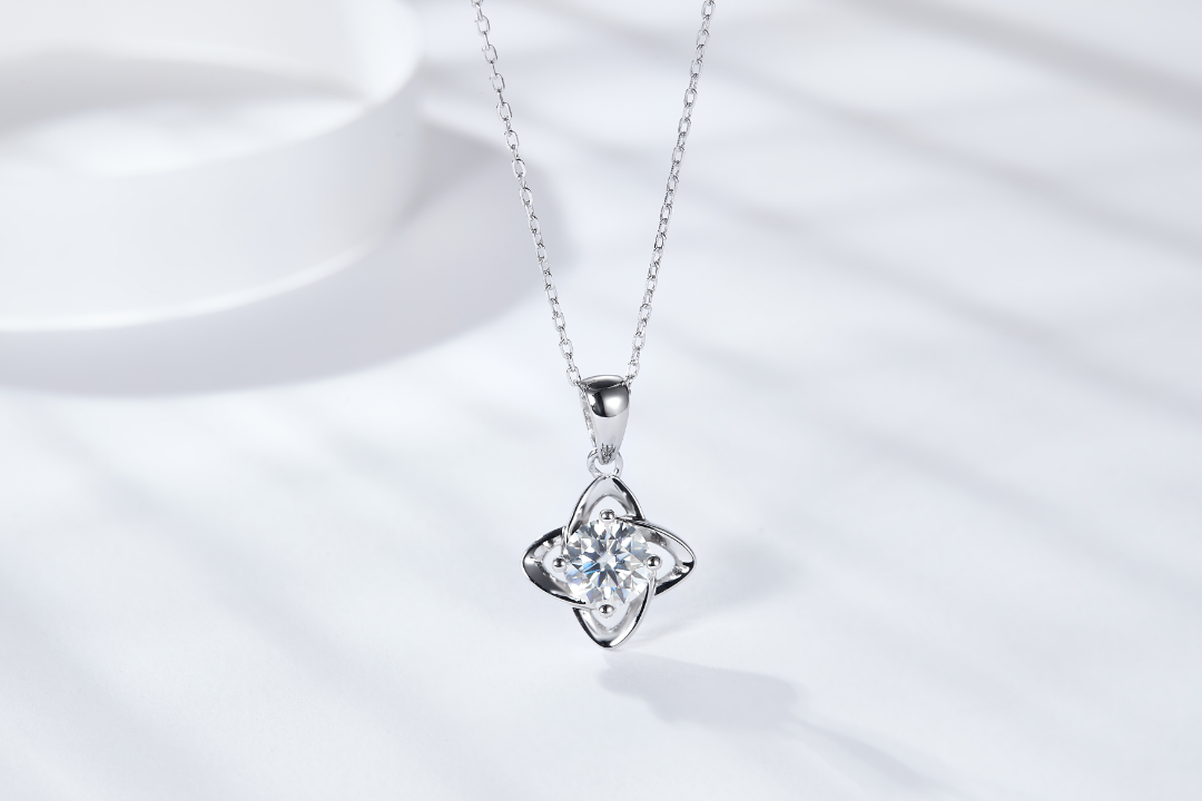 925 серебро 925 муассанит подвеска-1.0ct Planetary Orbit, фото 4
