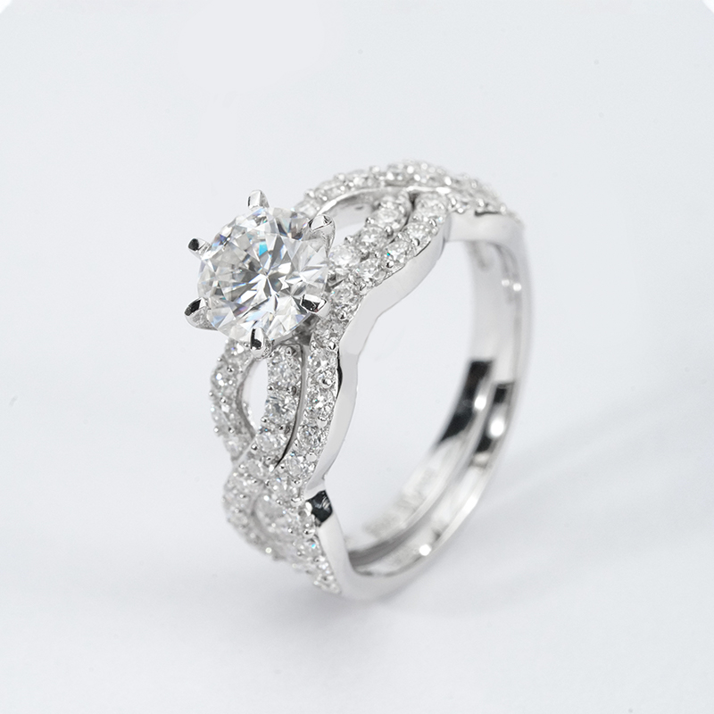 925 серебро 925 муассанит кольцо-Soul Alignment R3-0169
