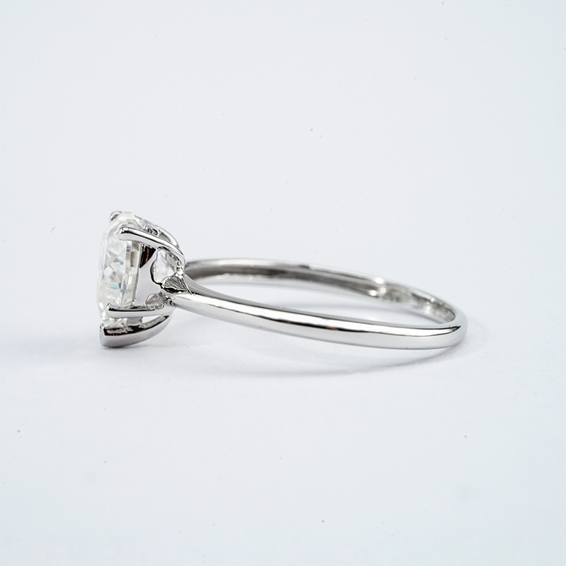 925 серебро 925 муассанит кольцо-Pure Heart, фото 4