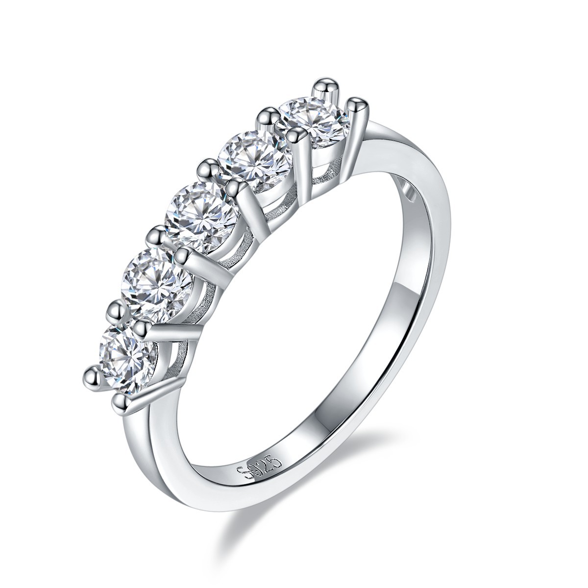 925 серебро 925 муассанит кольцо-Pentadiamond Splendor RM3018O